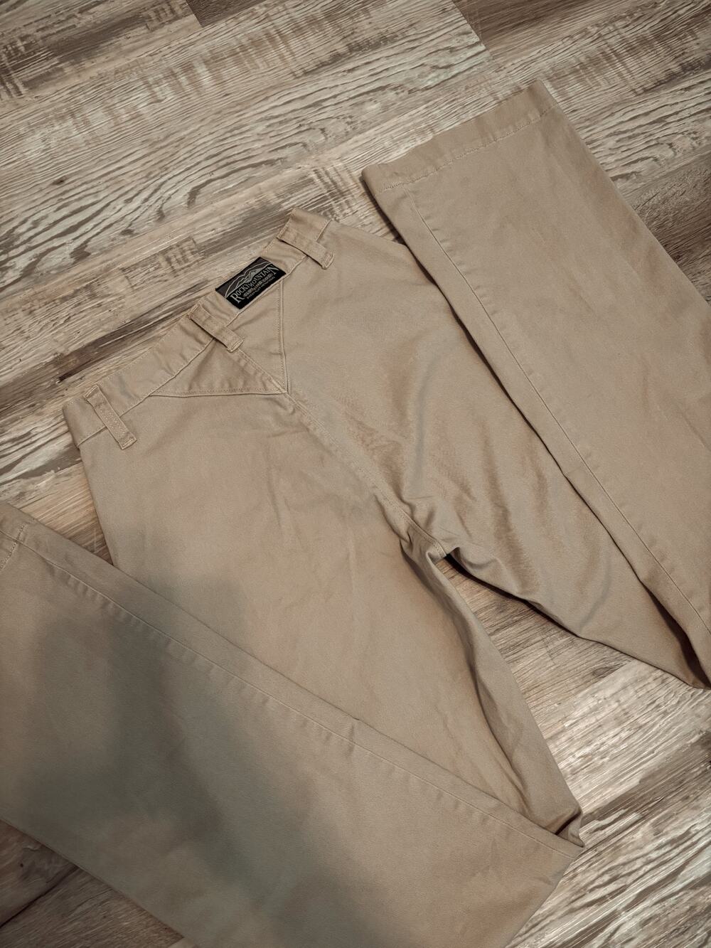vintage 24" rockies bareback khaki slacks